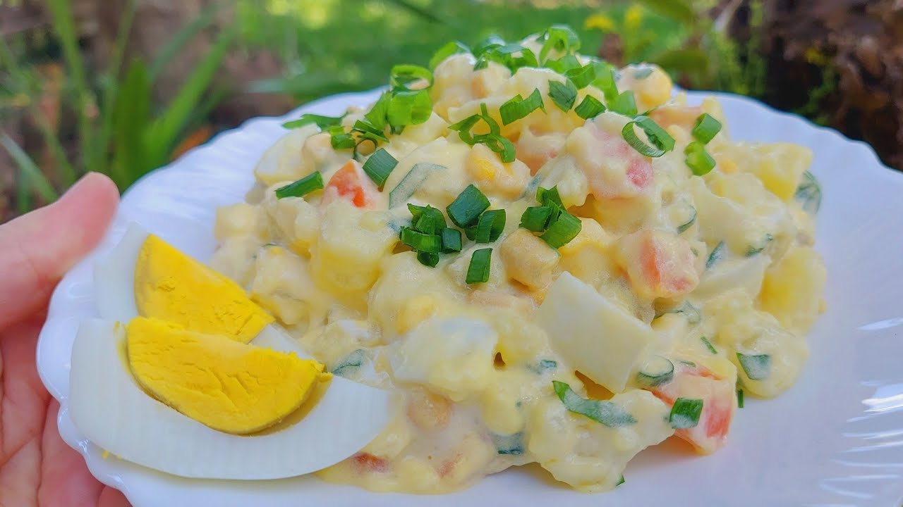 Aprenda Salada De Maionese Simples Molho Caseiro Delicioso