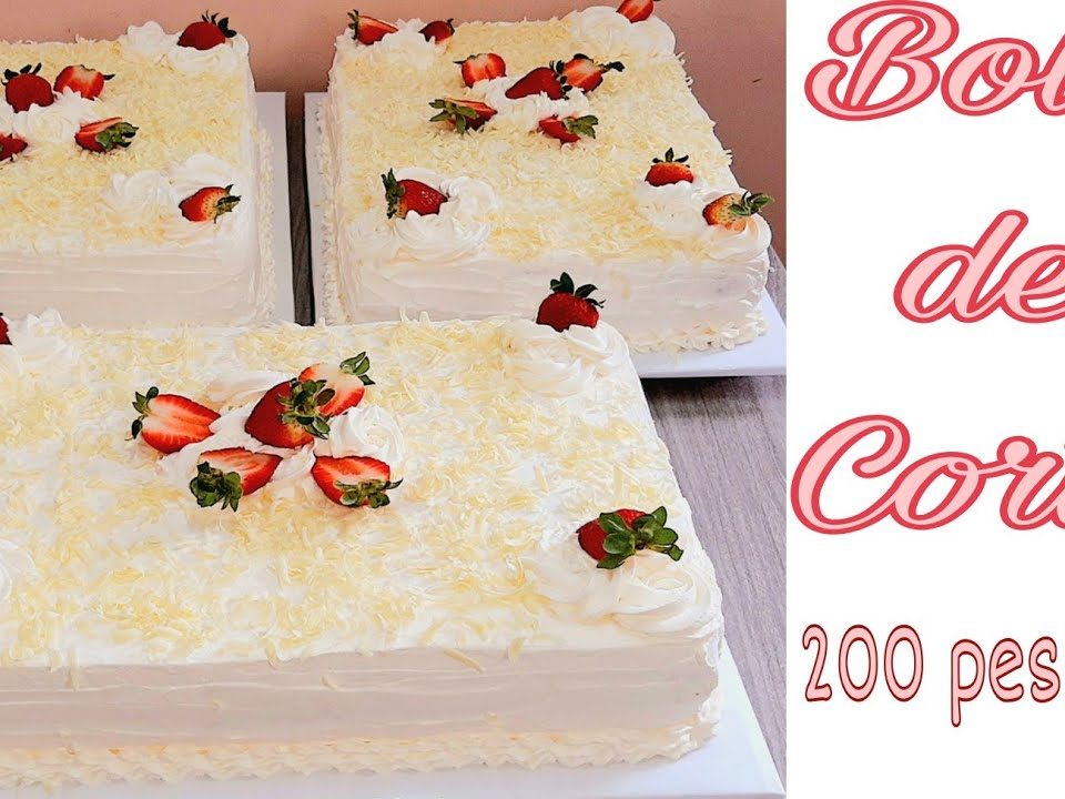 BOLO DE 20 KG | BOLO PARA 200 PESSOAS  (video aula para iniciantes...) BOLO DE FESTA!