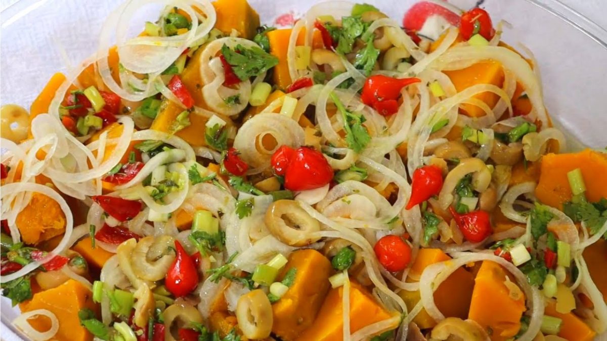 FIZ ESTA SALADA COM POUCOS INGREDIENTES E VOCÊ NÃO IMAGINA COMO FICOU SABOROSA