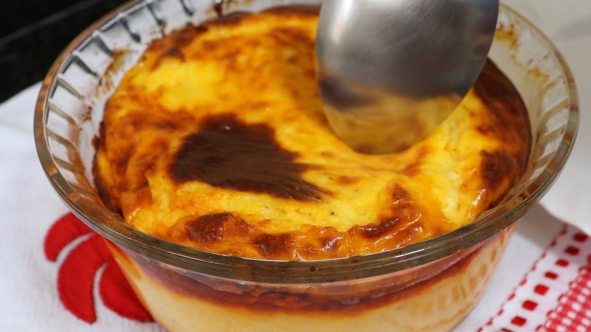 SUFLÊ DE QUEIJO SABOROSO E VOCÊ PREPARA EM 5 MINUTOS E FICA UMA DELICIA.