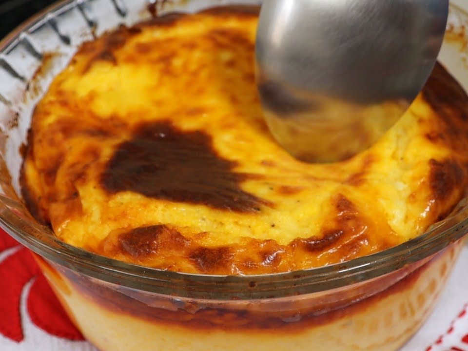 SUFLÊ DE QUEIJO SABOROSO E VOCÊ PREPARA EM 5 MINUTOS E FICA UMA DELICIA.