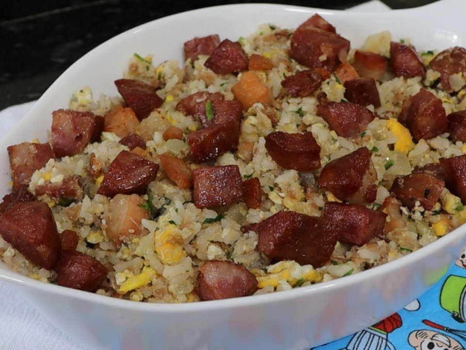 JUNTEI AS SOBRAS DE ARROZ E FEIJÃO E FIZ UM ALMOÇO CAPRICHADO