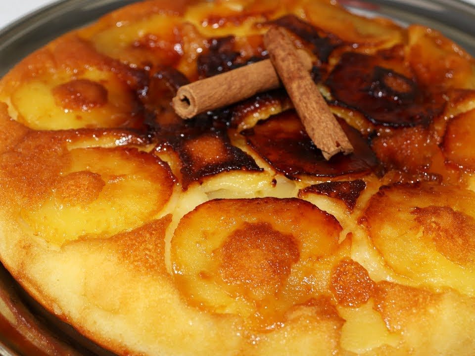 TORTA DE MAÇÃ FEITA NA BOCA DO FOGÃO. SEM FORNO