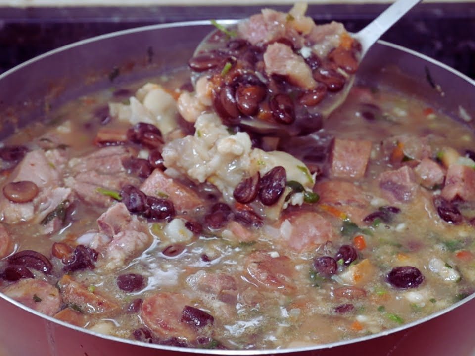 FAVA COM COSTELINHA DE PORCO E CARNE SECA A MELHOR RECEITA SEM AMARGAR