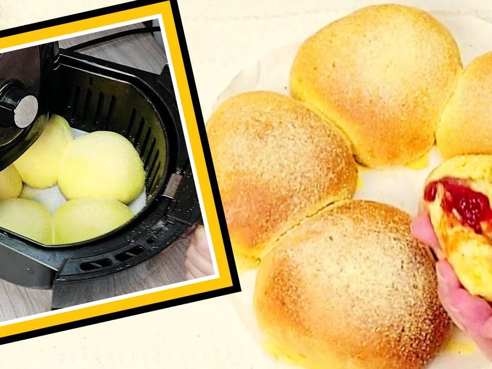 Pão De Milho Recheado Assado na fritadeira air fryer ! (Romeu e Julieta)