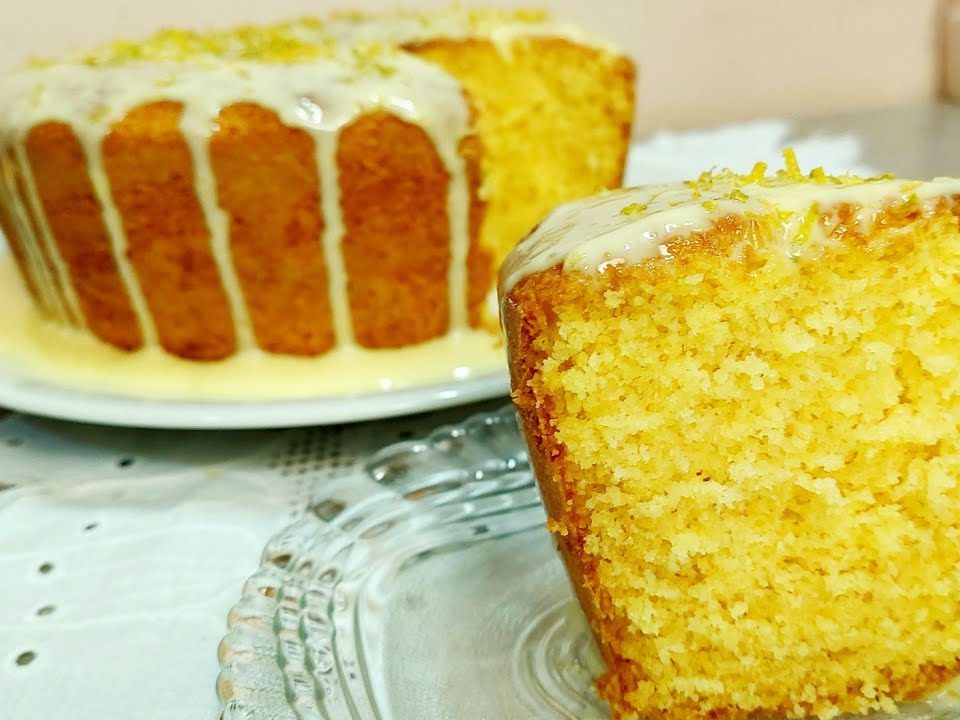 Bolo De Fubá com Laranja  Fofinho| Calda de Mousse..Meu esposo disse que eu me superei neste bolo!