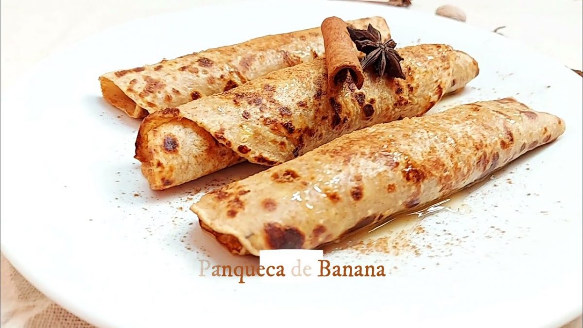 Panqueca de Banana Aveia e Tapioca | Panqueca FIT !