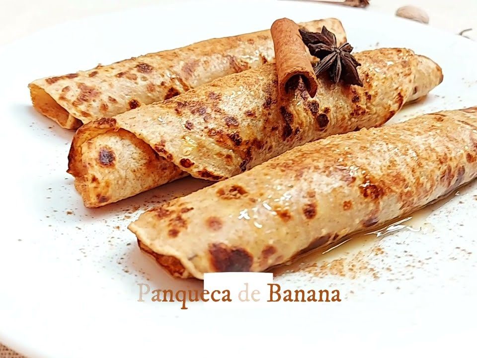 Panqueca de Banana Aveia e Tapioca | Panqueca FIT !