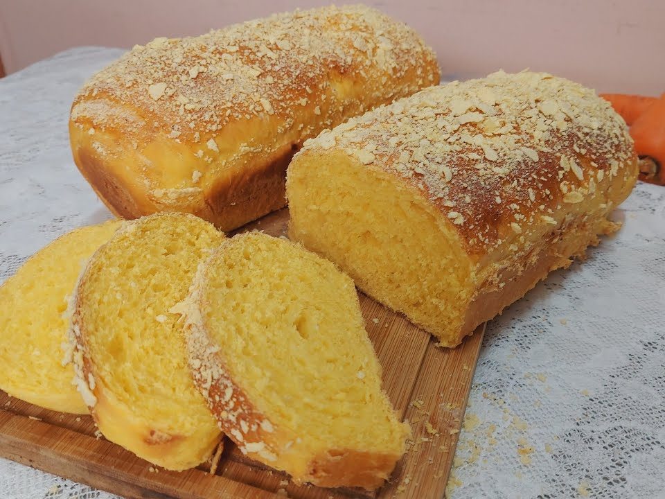 Pão de Cenoura Fofinho ... Segredinho para deixar o pão bem macio...