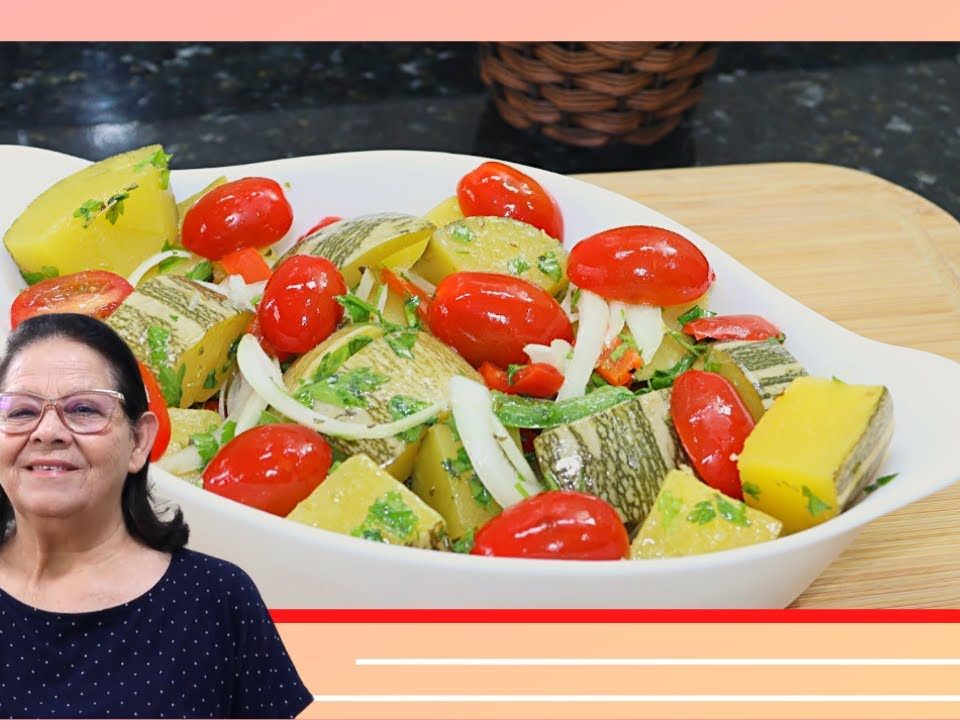 SALADA DE ABÓBORA. ALÉM DE NUTRITIVA E DELICIOSA, AINDA É FITNESS