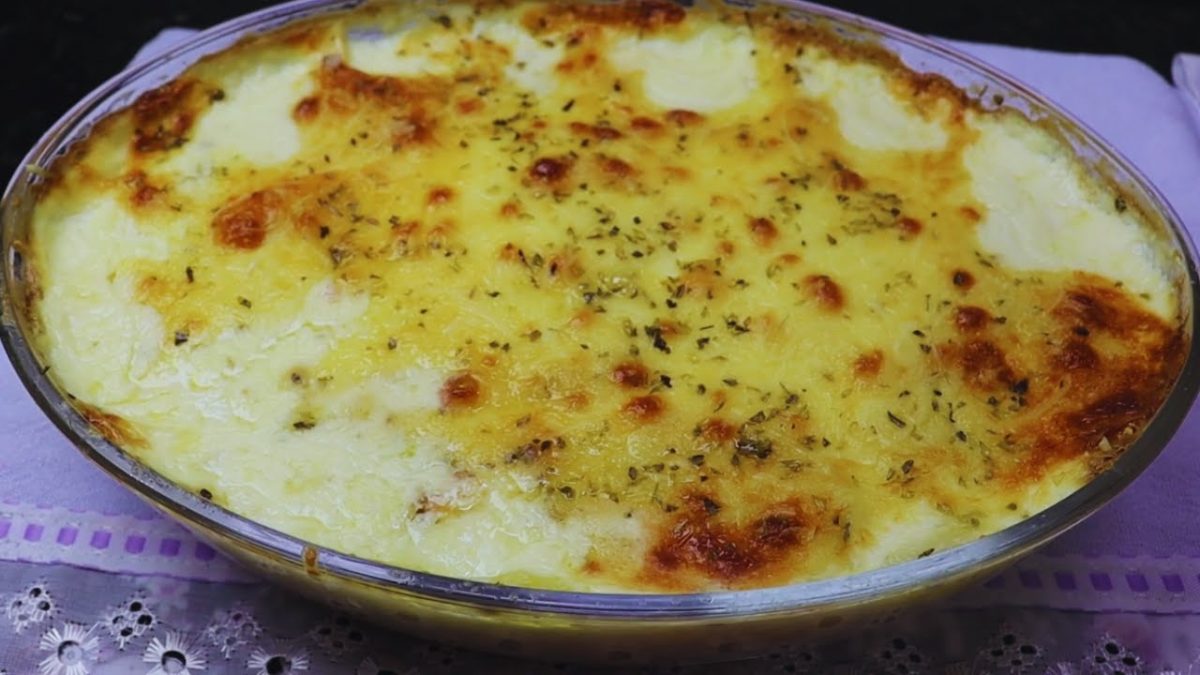 BATATA GRATINADA COM 1 INGREDIENTE ESPECIAL EU AMEI ESTA RECEITA