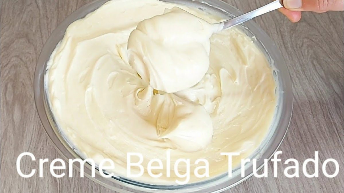 Creme Belga | Creme Trufado para recheio de Bolos sobremesa e tortas!