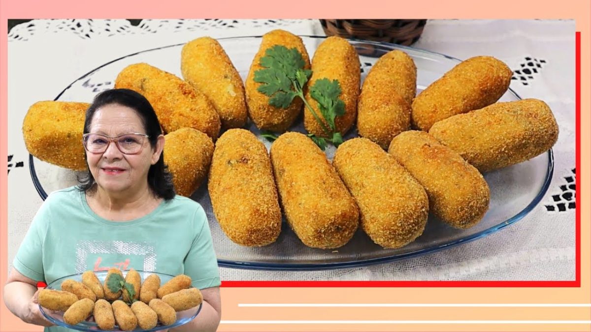 TEM CHUCHU NA GELADEIRA? ENTÃO FAÇA ESSE MARAVILHOSO CROQUETE. UMA DELÍCIA!