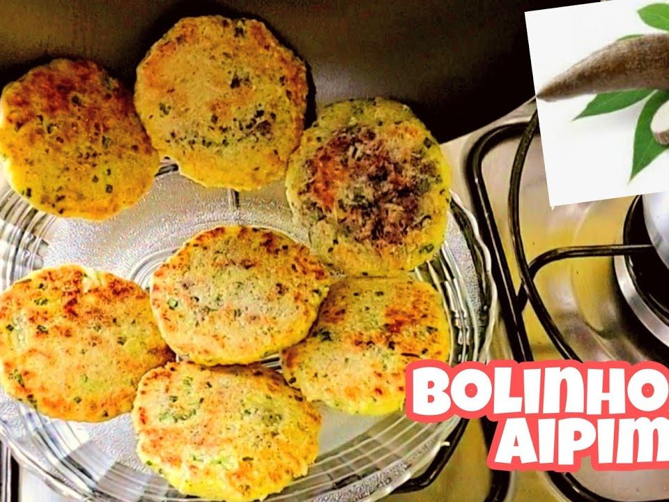 Bolinho de Mandioca Grelhado | Recheado com Arroz e Feijão (Sem gluten e Sem lactose)