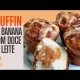 MUFFIN DE BANANA COM DOCE DE LEITE | BOLINHO FOFINHO E DELICIOSO