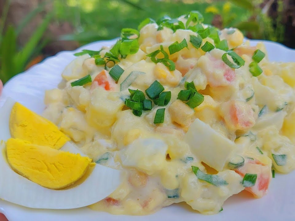 APRENDA SALADA DE MAIONESE SIMPLES | COM MOLHO CASEIRO DELICIOSO!