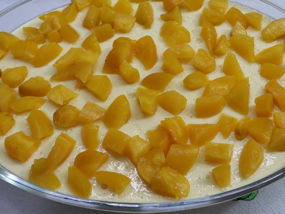 GELADO DE PÊSSEGO. RECEITA ESPECIAL DE NATAL!🌲