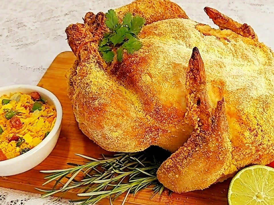 Inove fazendo frango assim | FRANGO ASSADO CROCANTE| Esta Receita Já foi até na Ana Maria Braga.