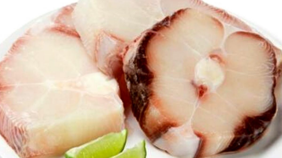 PEIXE CAÇÃO COM MOLHO BRANCO SEM FRITURAS. RECEITA FÁCIL DE FAZER.