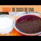 NUNCA MAIS ERRE | SAGU DE SUCO DE UVA COM CREME DE LEITE CONDENSADO | RECEITA DO SUL