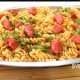 MACARRÃO COM LINGUIÇA: ALMOÇO COMPLETO COM POUCOS MINUTOS!