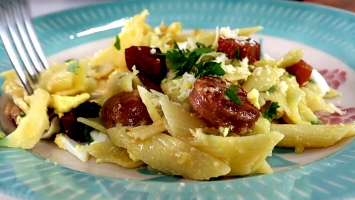 O MELHOR MACARRÃO A CARBONARA. RECEITA DE FAMÍLIA.