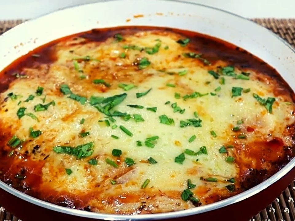 OVOS À PARMEGIANA. FÁCIL DE FAZER E DELICIOSO!