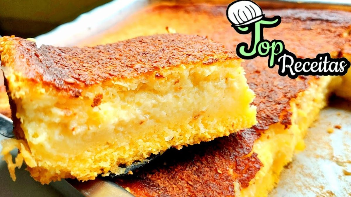 BOLO DE MILHO CREMOSO | Bolo de liquidificador  (Use fubá/flocão ou fubarina)