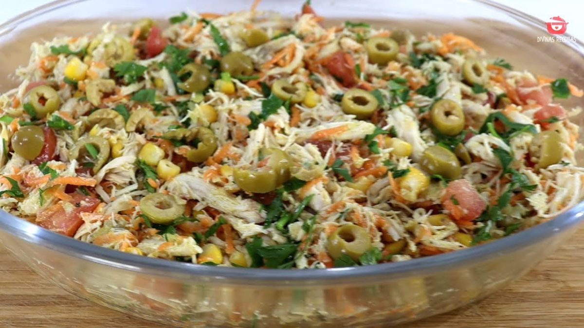 SALADA SEM GRAÇA NUNCA MAIS.RECEITA SIMPLES, FÁCIL E DELICIOSA.