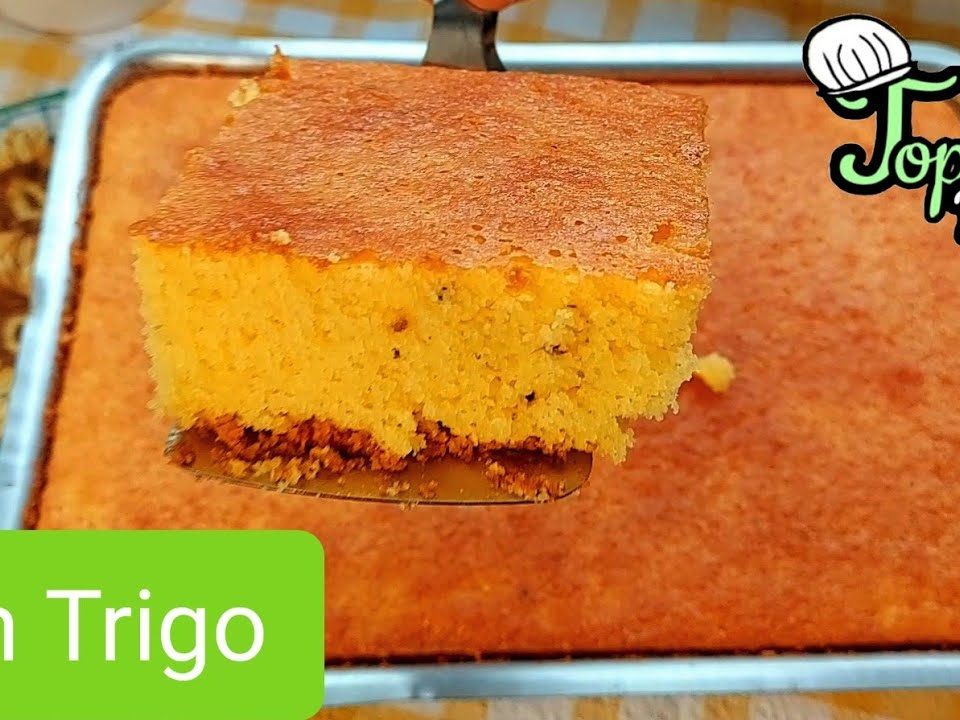 BOLO DE FUBÁ SEM TRIGO - De Liquidificador | Bolo sem Gluten Simples e Fofinho.