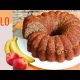 BOLO DE BANANA COM MAÇÃ E AVEIA | BOLO FIT | FÁCIL E DELICIOSO