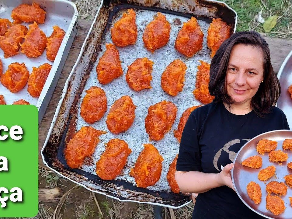 DOCE DE ABÓBORA DE CASQUINHA Feito igual antigamente  |Doce Da Roça!