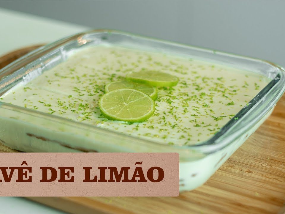 COMO FAZER PAVÊ DE LIMÃO. RECEITA INCRIVEL, SUPER SIMPLES, FÁCIL E RÁPIDO!