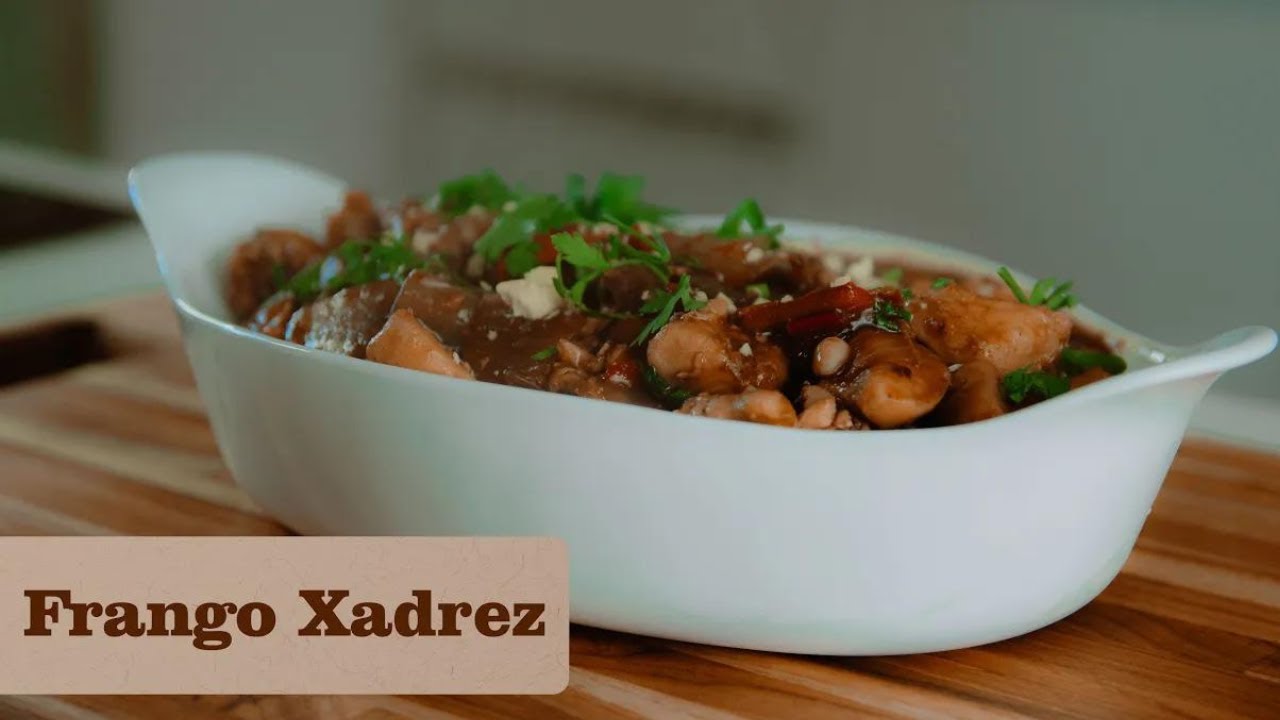 FRANGO XADREZ.RECEITA FÁCIL.VOCÊ VAI QUERER FAZER SEMPRE.