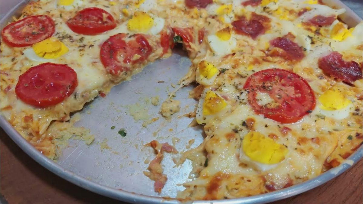 Pizza de Couve- Flor | Massa de Pizza LOW CARB .