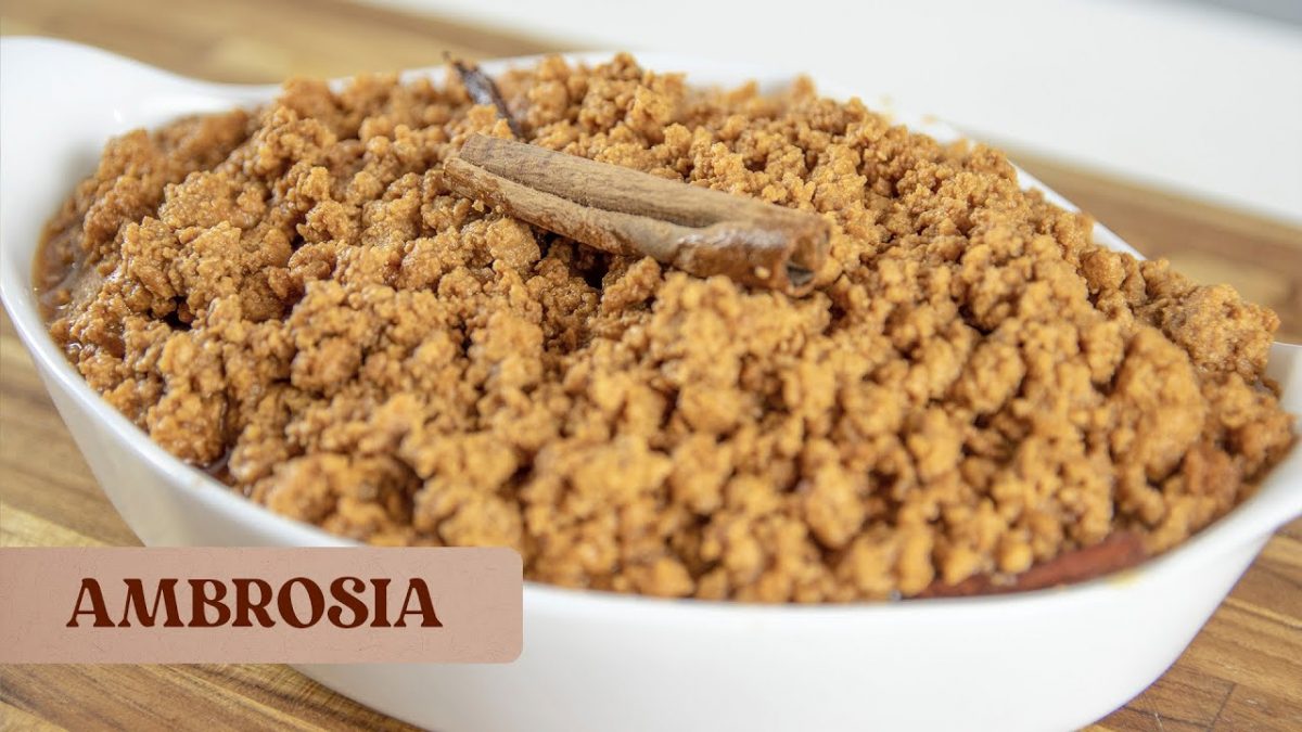 AMBROSIA SEM OVOS: RECEITA MINEIRA DO TEMPO DA VOVÓ!