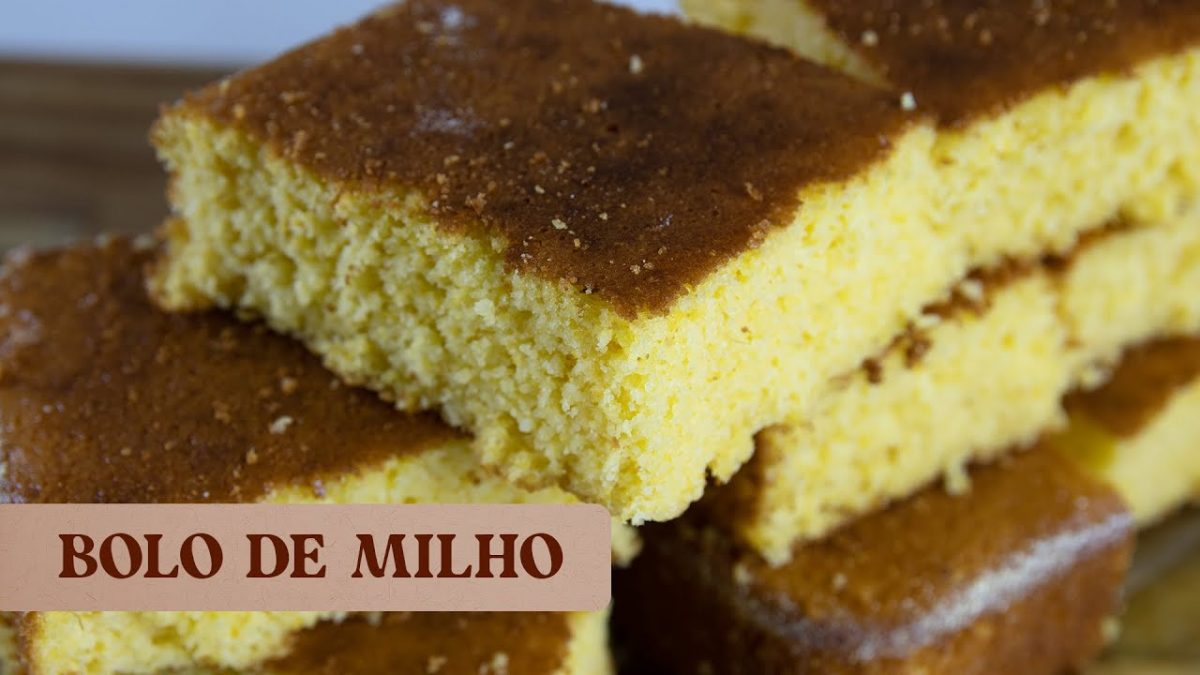 BOLO DE MILHO SEM FARINHA. MACIO, FOFINHO E DELICIOSO!