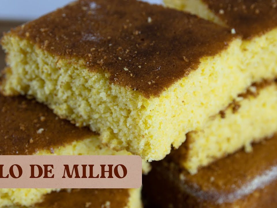 BOLO DE MILHO SEM FARINHA. MACIO, FOFINHO E DELICIOSO!