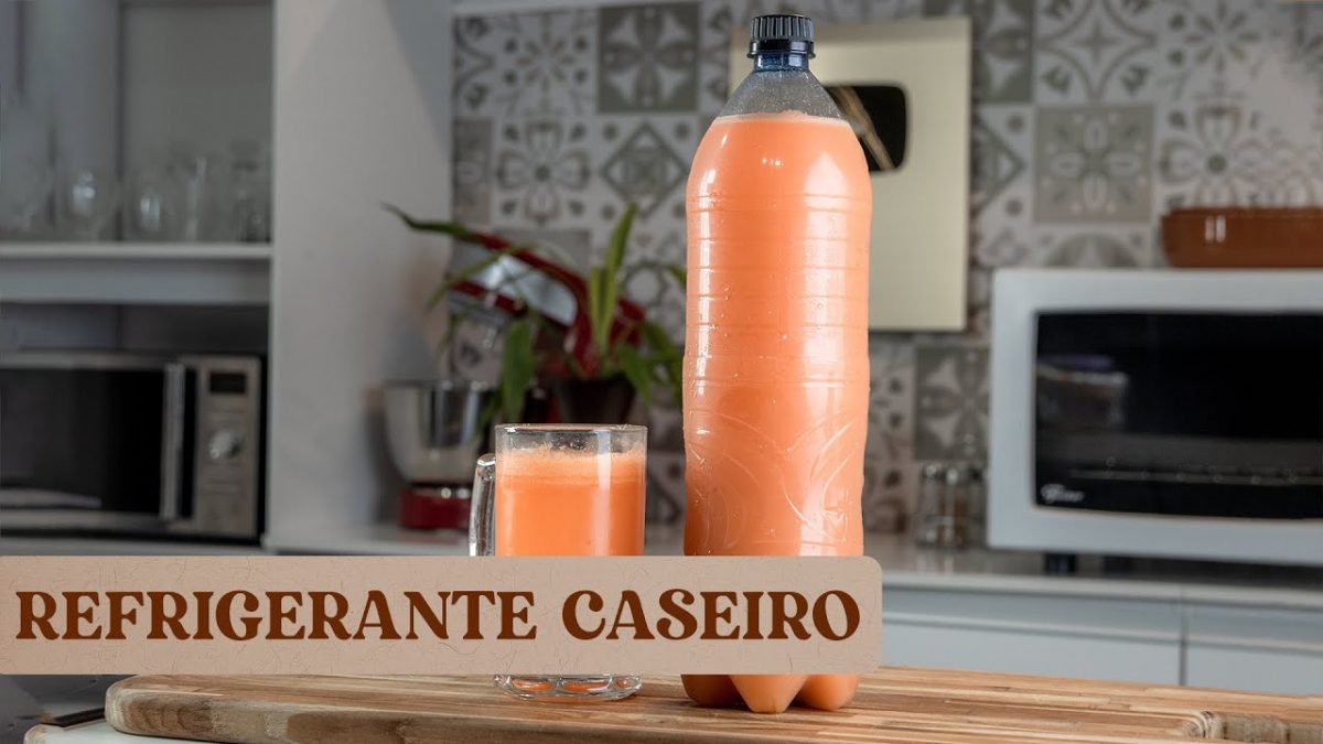 FAÇA REFRIGERANTE CASEIRO NATURAL. RECEITA FÁCIL GOSTOSA E SAUDÁVEL.