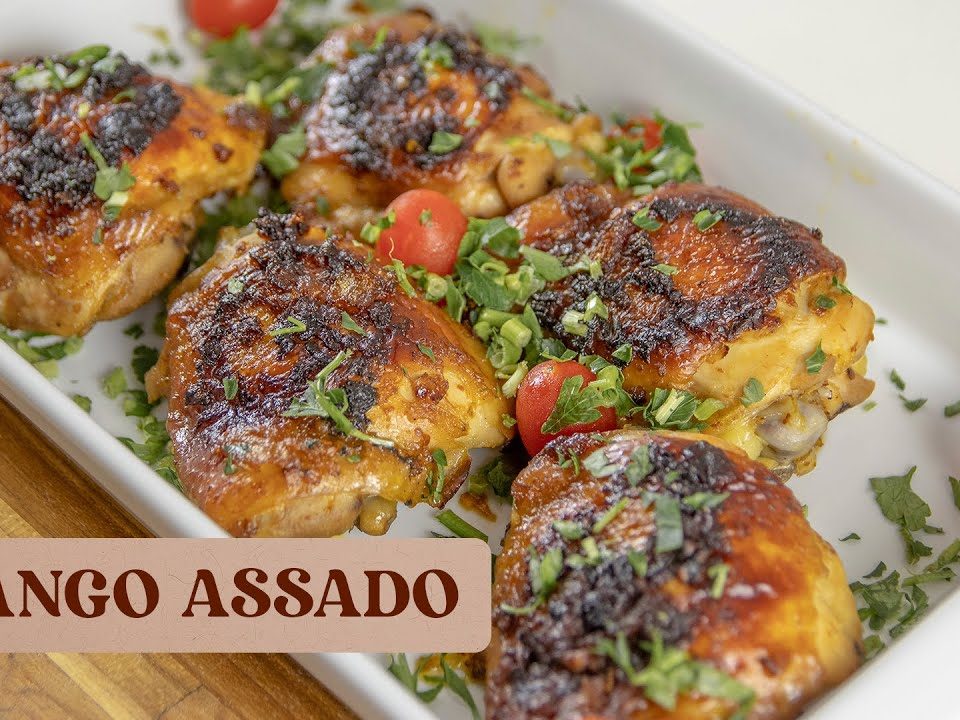 SOBRECOXAS DE FRANGO ASSADAS EM POUCOS MINUTOS.SUCULENTAS E DOURADINHAS.