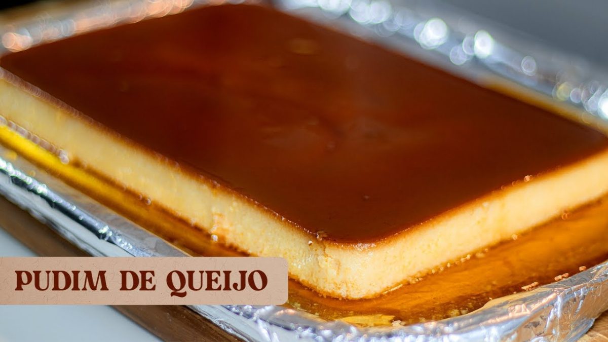 PUDIM DE QUEIJO. SUPERFÁCIL DE FAZER E DELICIOSO.