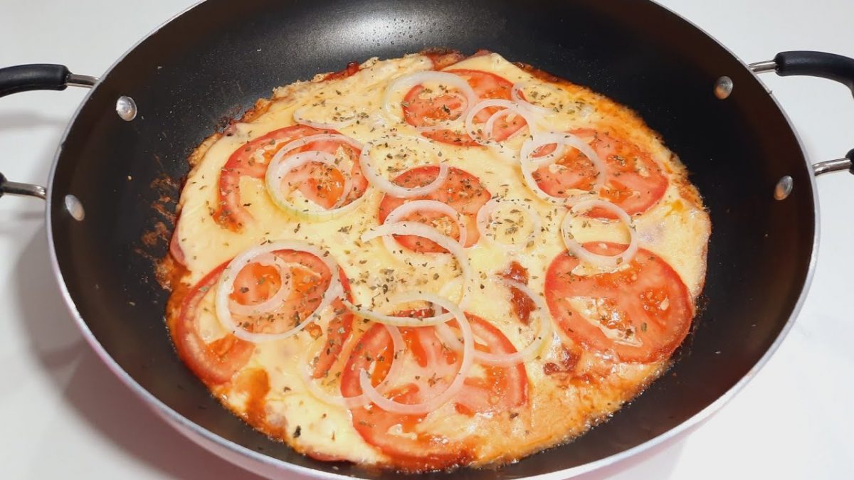 SEM FORNO E SEM TRIGO PIZZA DE FRIGIDEIRA FÁCIL E RÁPIDO DE FAZER @Receitas da Kelly