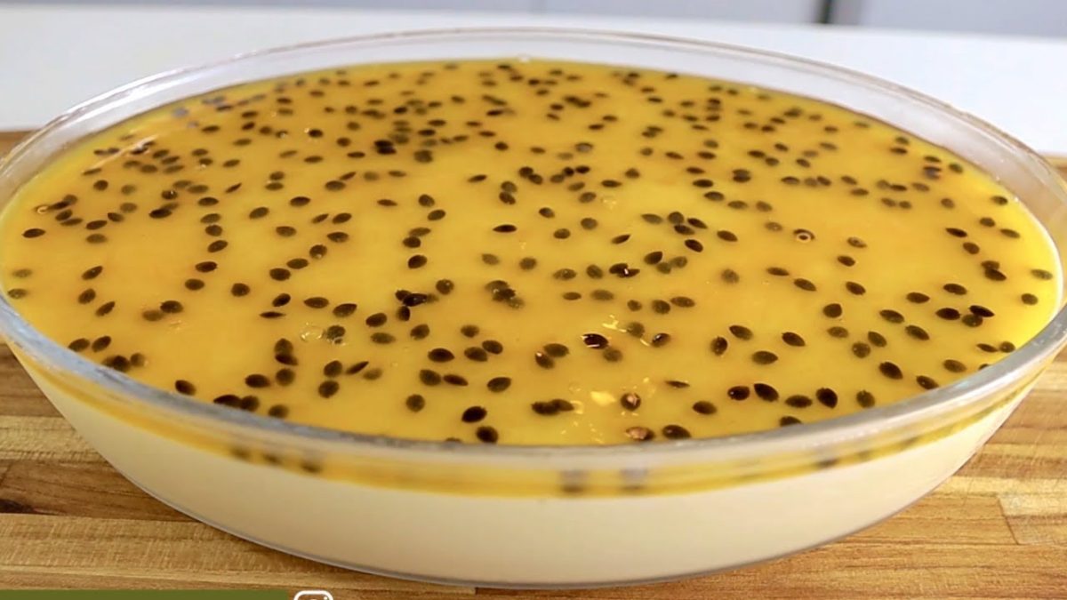 MOUSSE DE MARACUJÁ CREMOSO DEMAIS.A MELHOR RECEITA PARA O NATAL.