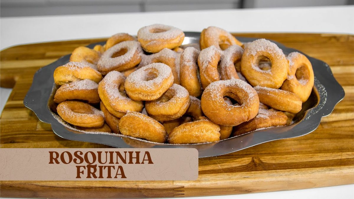 ROSQUINHAS CASEIRAS FRITAS. RECEITA DE FAMÍLIA!