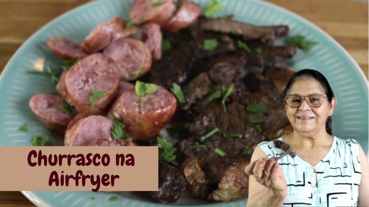 CHURRASCO ASSADO EM POUCOS MINUTOS NA AIRFRYER.