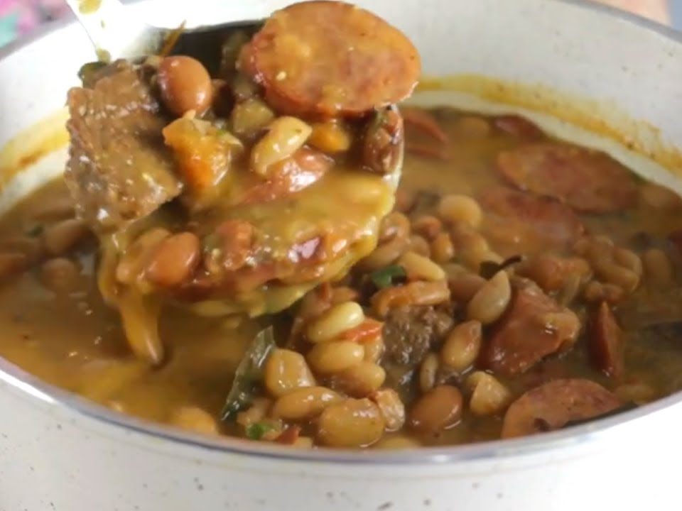 FAVA COM COSTELA GAÚCHA. RECEITA NORDESTINA DELICIOSA E SEM AMARGAR.