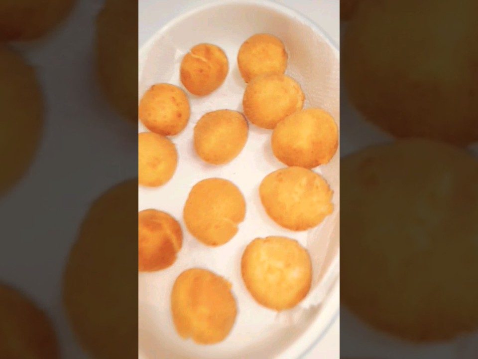 BOLINHO DE QUEIJO FÁCIL DELICIOSO SUPER CROCANTE😋