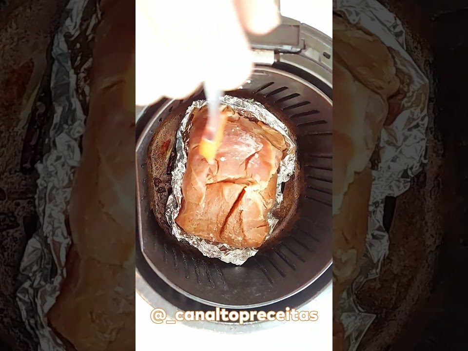 LOMBO SUÍNO ASSADO na air fryer - SUPER PRÁTICO - #shorts