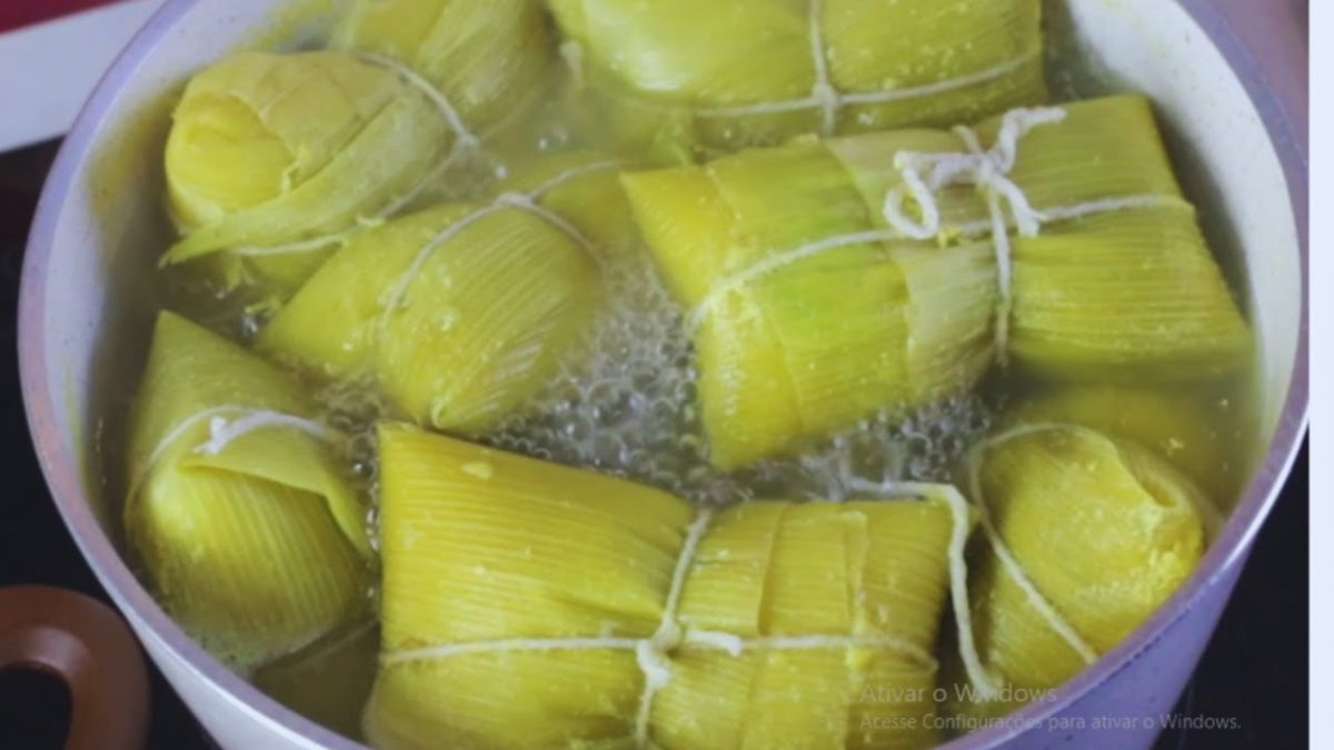 O JEITO FÁCIL DE FAZER PAMONHA NA PALHA. RECEITA DA ROÇA PARA SUA FESTA JUNINA.