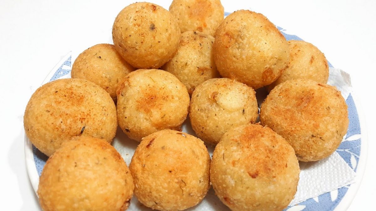 BOLINHO DE MACAXEIRA FRITO RECHEADO SUPER DELICIOSO CROCANTE E FÁCIL @ReceitasdaKelly